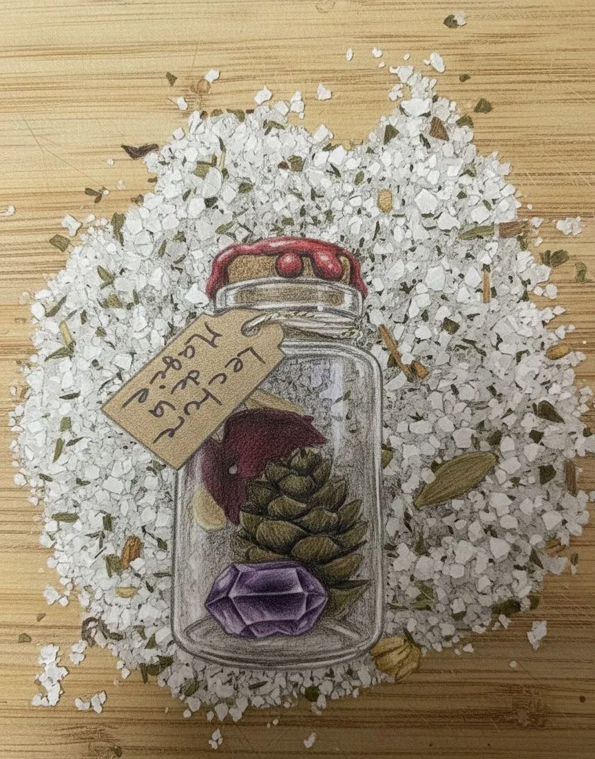 Fiole de composants du Sort de Lecture de la Magie